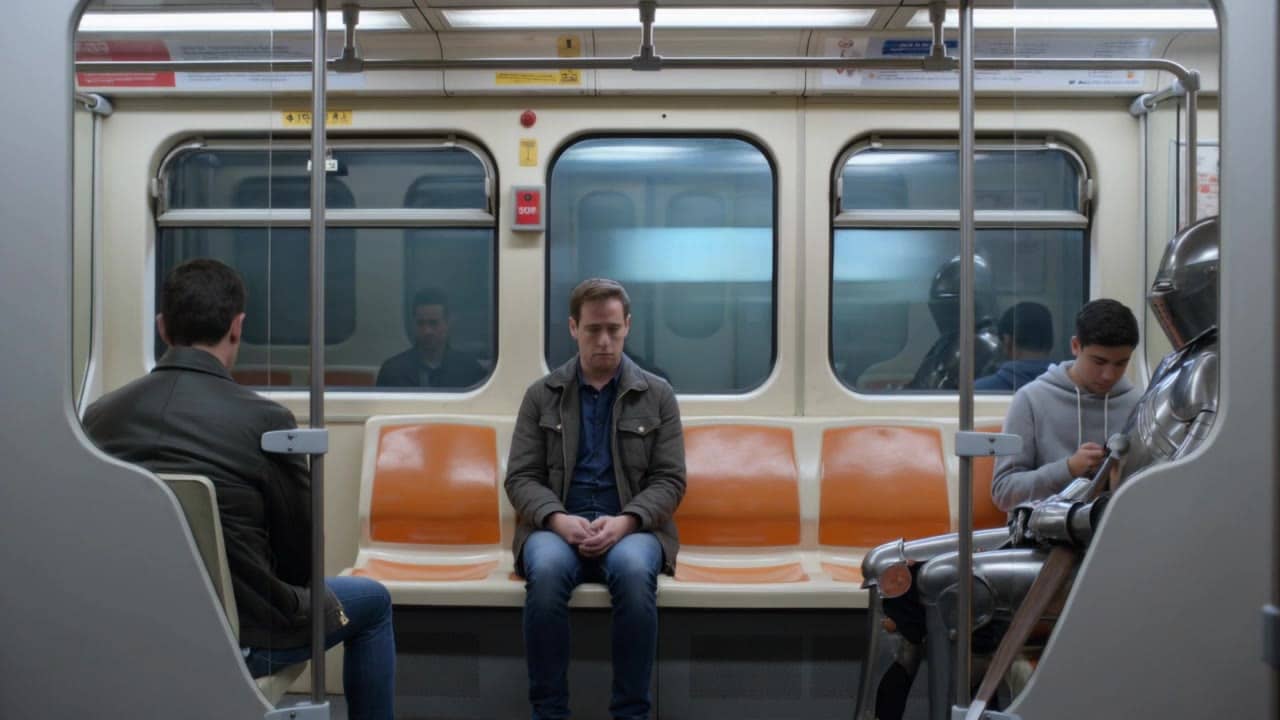 Kling 3 Standard a realistic 10-second visual comedy video inside a modern...