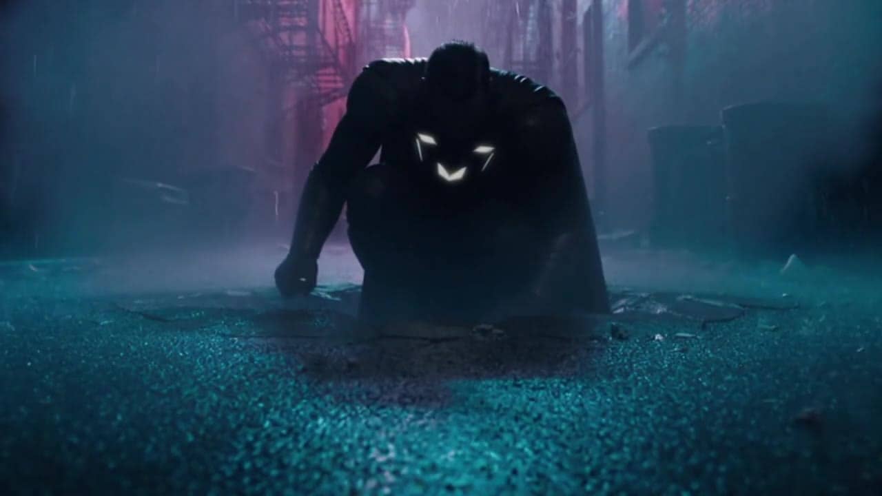 Sora 2 AI video example: Horizontal 16:9, exactly 12.0 seconds, single continuous shot, no cuts. Night rain in a gritty alley. A meteor-l...