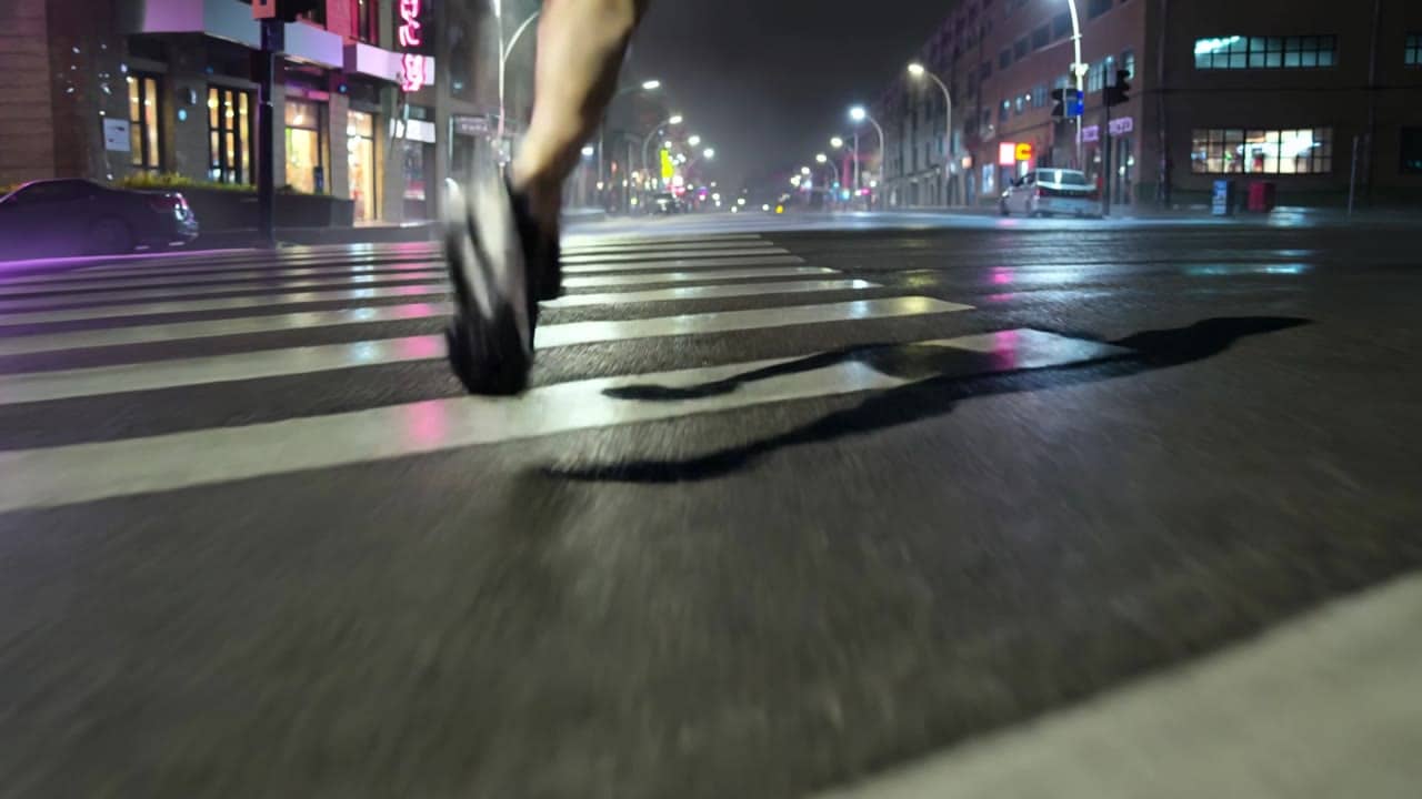 Kling 3 Pro AI video example: Kling 3 Pro • Text-to-Video • 15s • 16:9 • Audio: on • shot_type: customize Scene anchors: Night city stree...