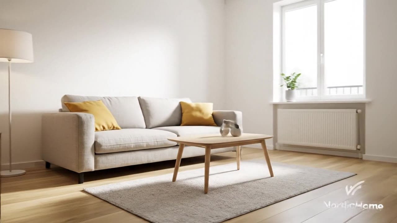 Google Veo 3.1 Fast camera movement example: living room commercial