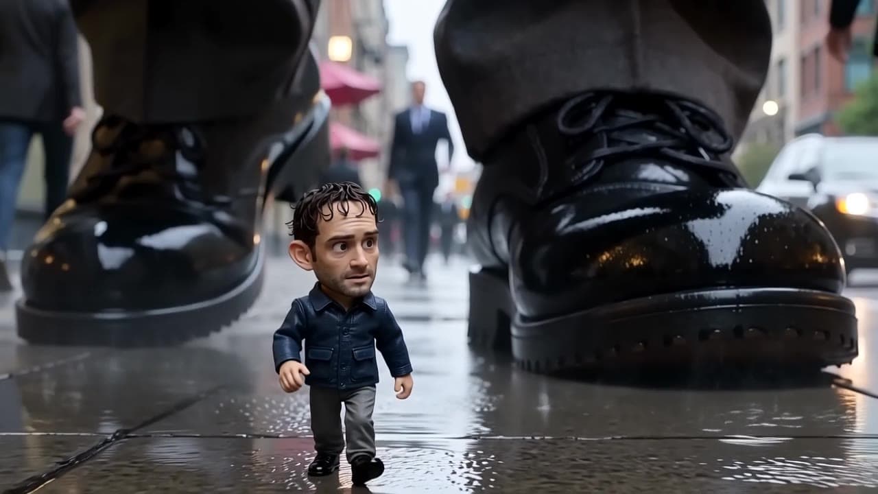 Happy Horse 1.0 camera movement example: city tracking - Opening frame