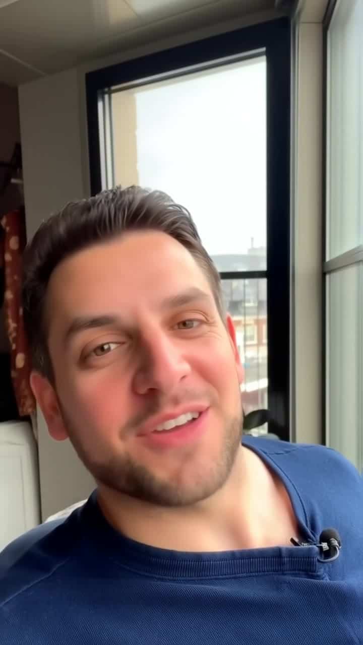 Luma Ray 2 Flash AI video example: Vertical 9:16 TikTok-style UGC selfie video, handheld smartphone feel, natural indoor daylight near a...