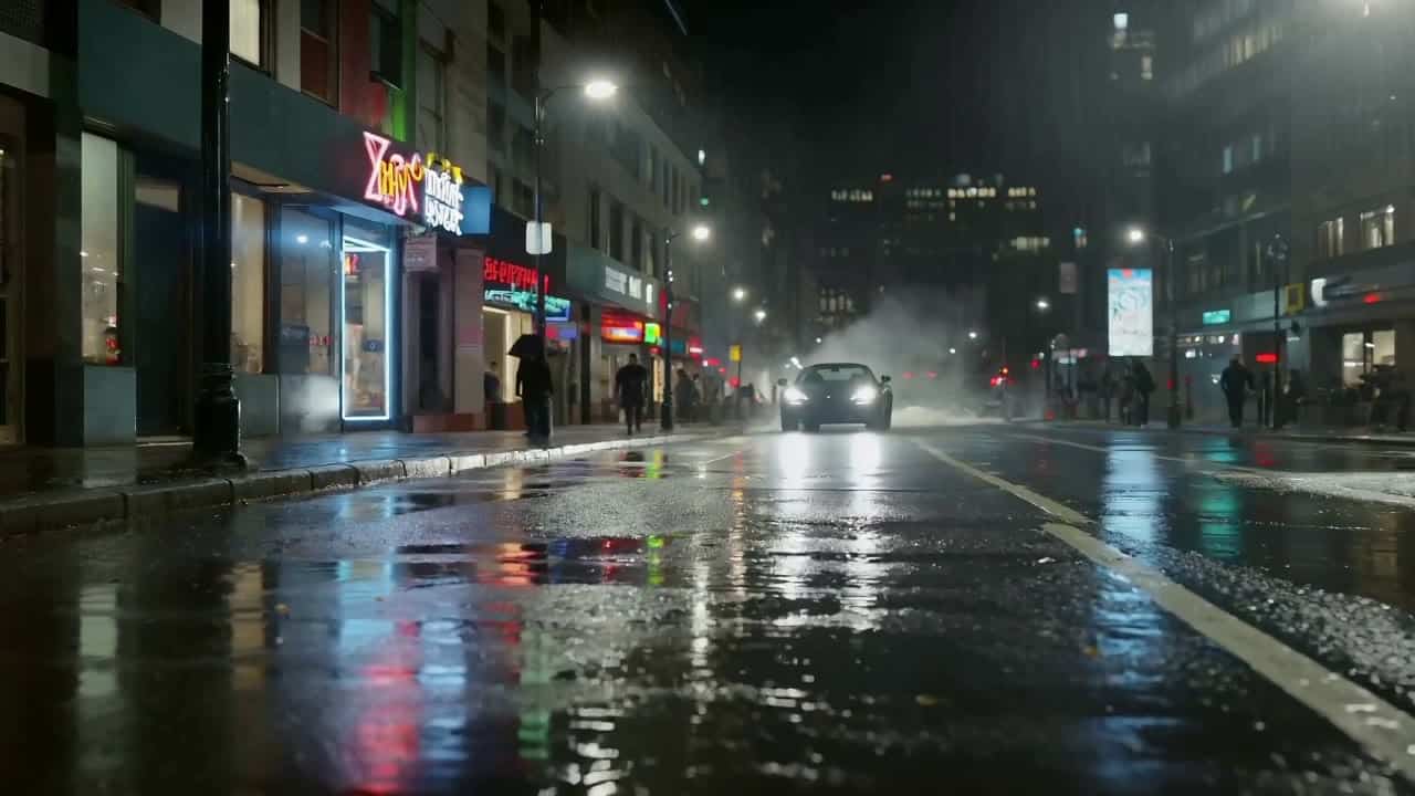 Seedance 1.5 Pro AI video example: Director brief: Realistic cinematic car scene, controlled motion, grounded physics Continuity anchors...