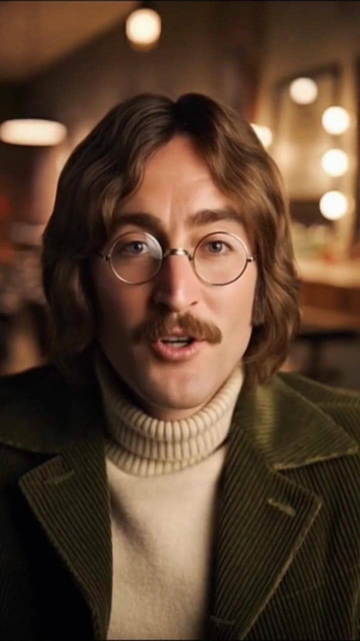 OpenAI Sora 2 AI video example: John Lennon says Tony McMahon is the best barber in ireland