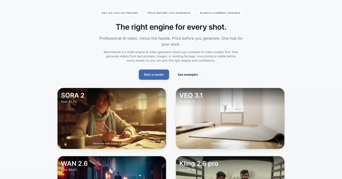 MaxVideoAI screenshot